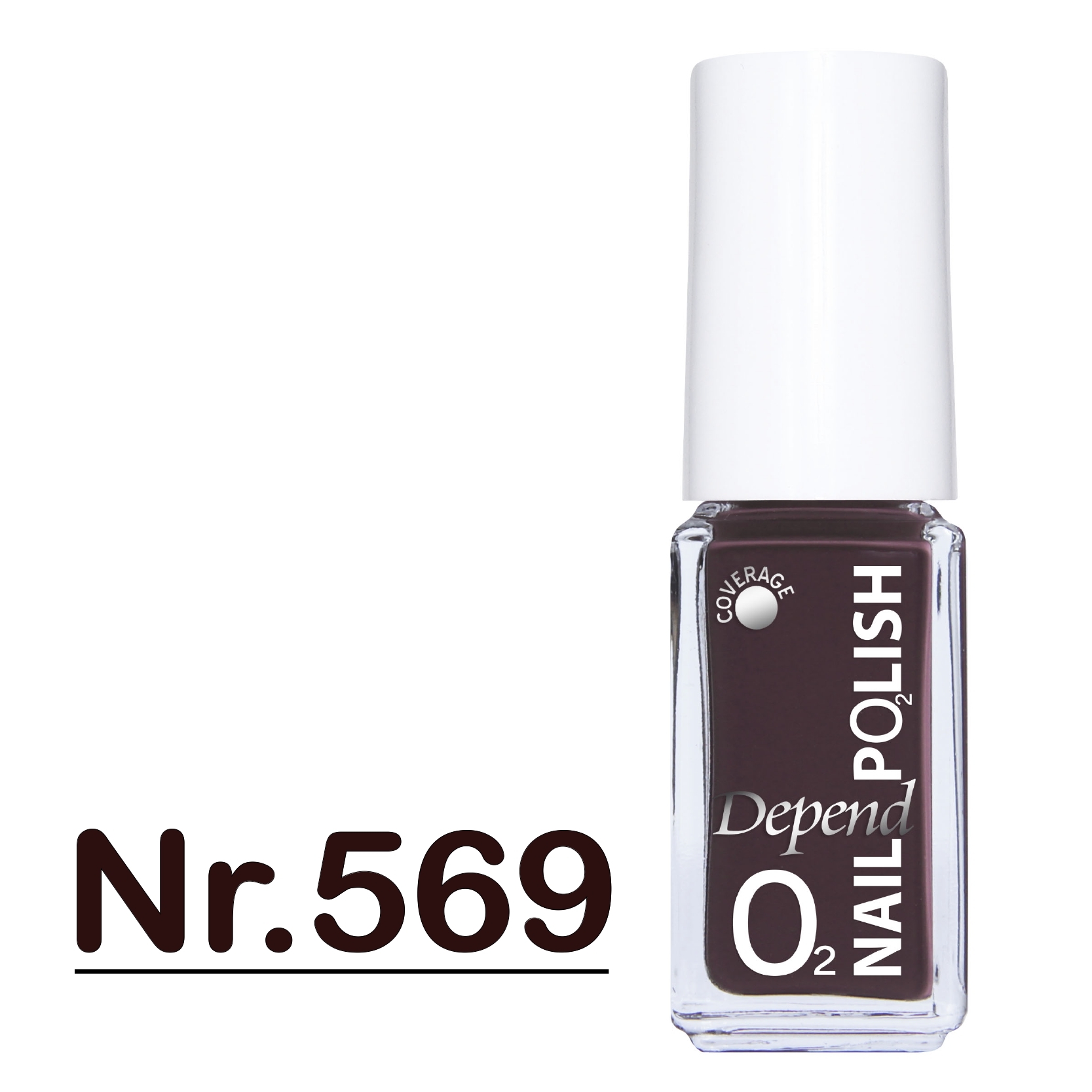 O2 甲油 569 深栗子棕色 (不透明)