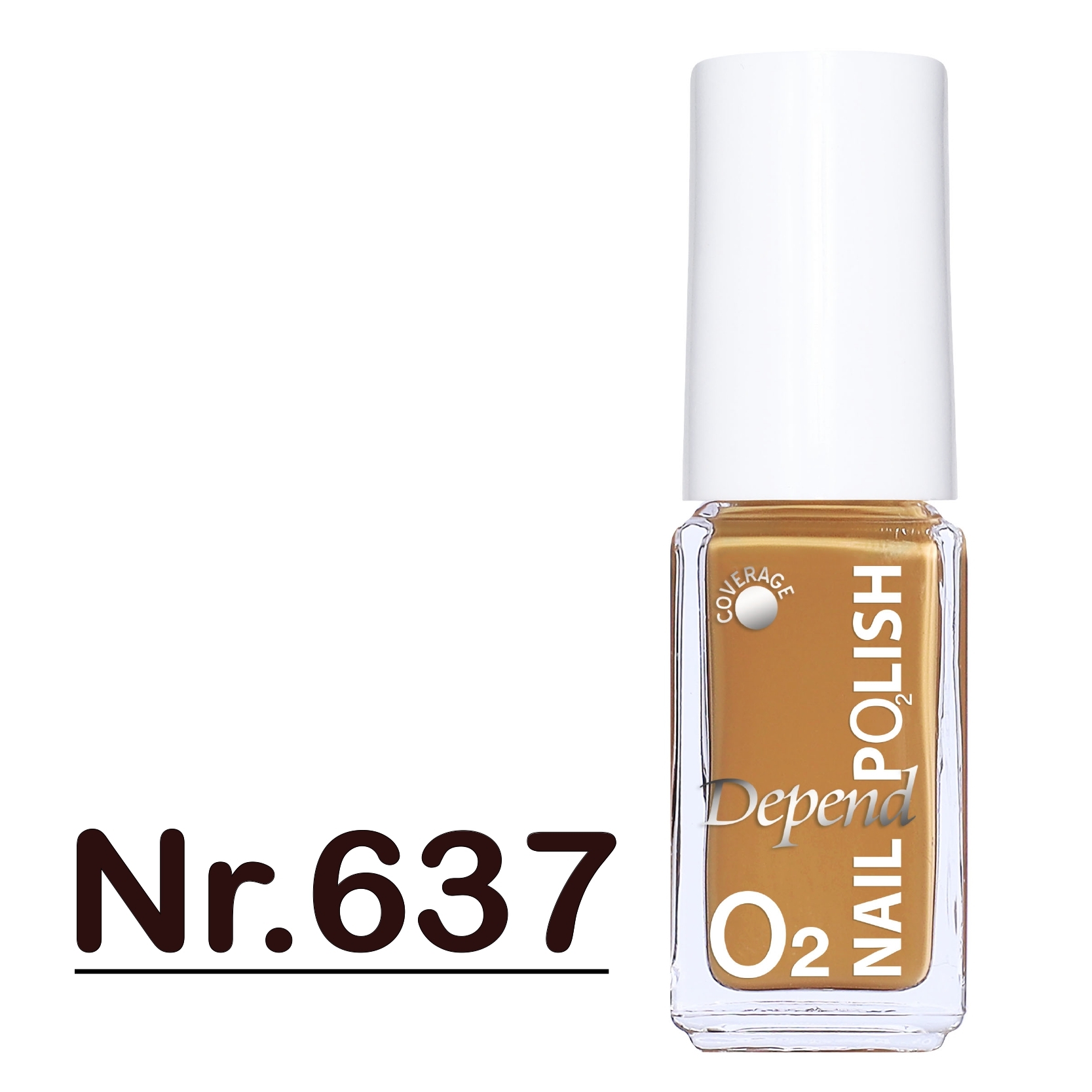 O2 甲油 637 淡雅焦糖色 (不透明)