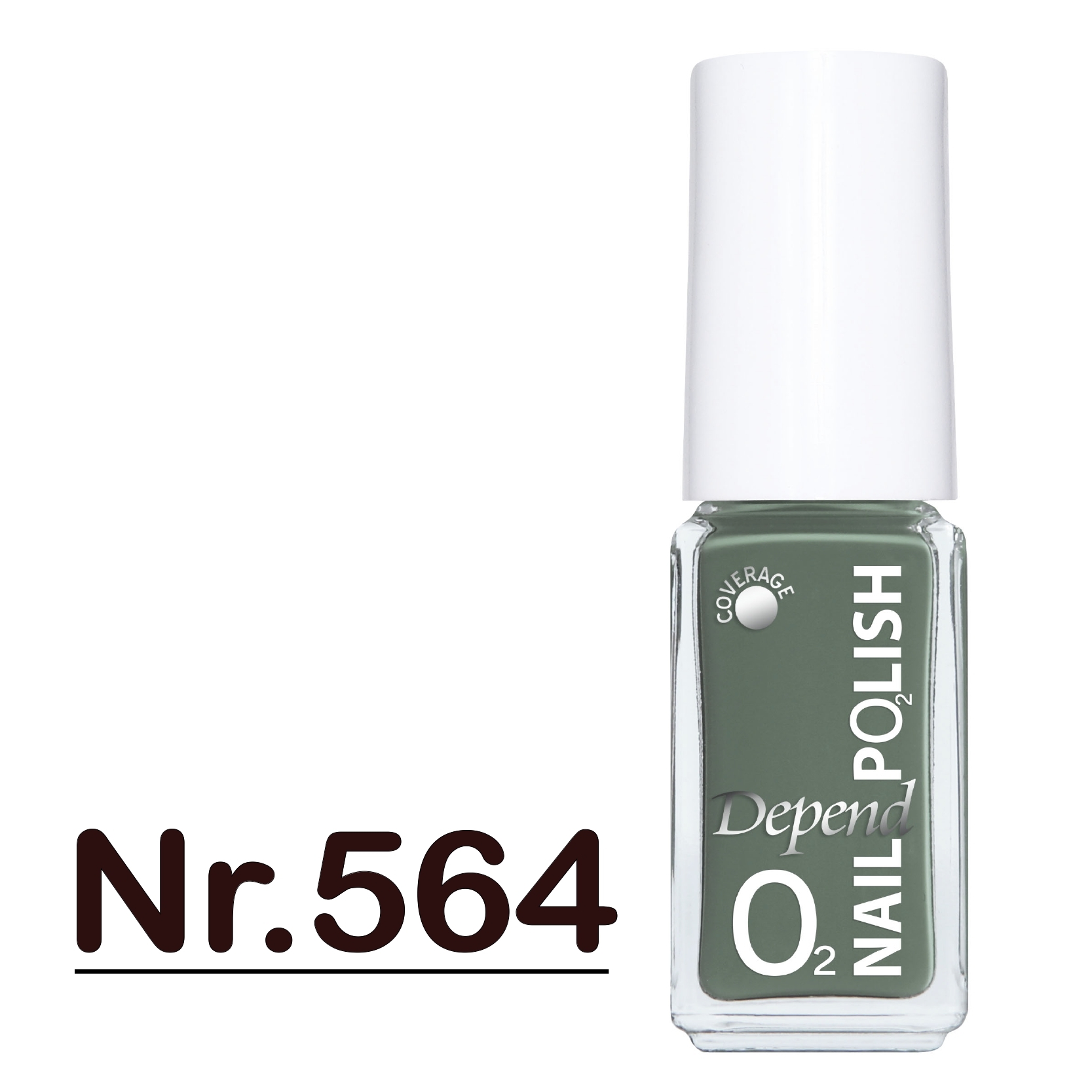 O2 甲油 564 灰軍綠色 (不透明)