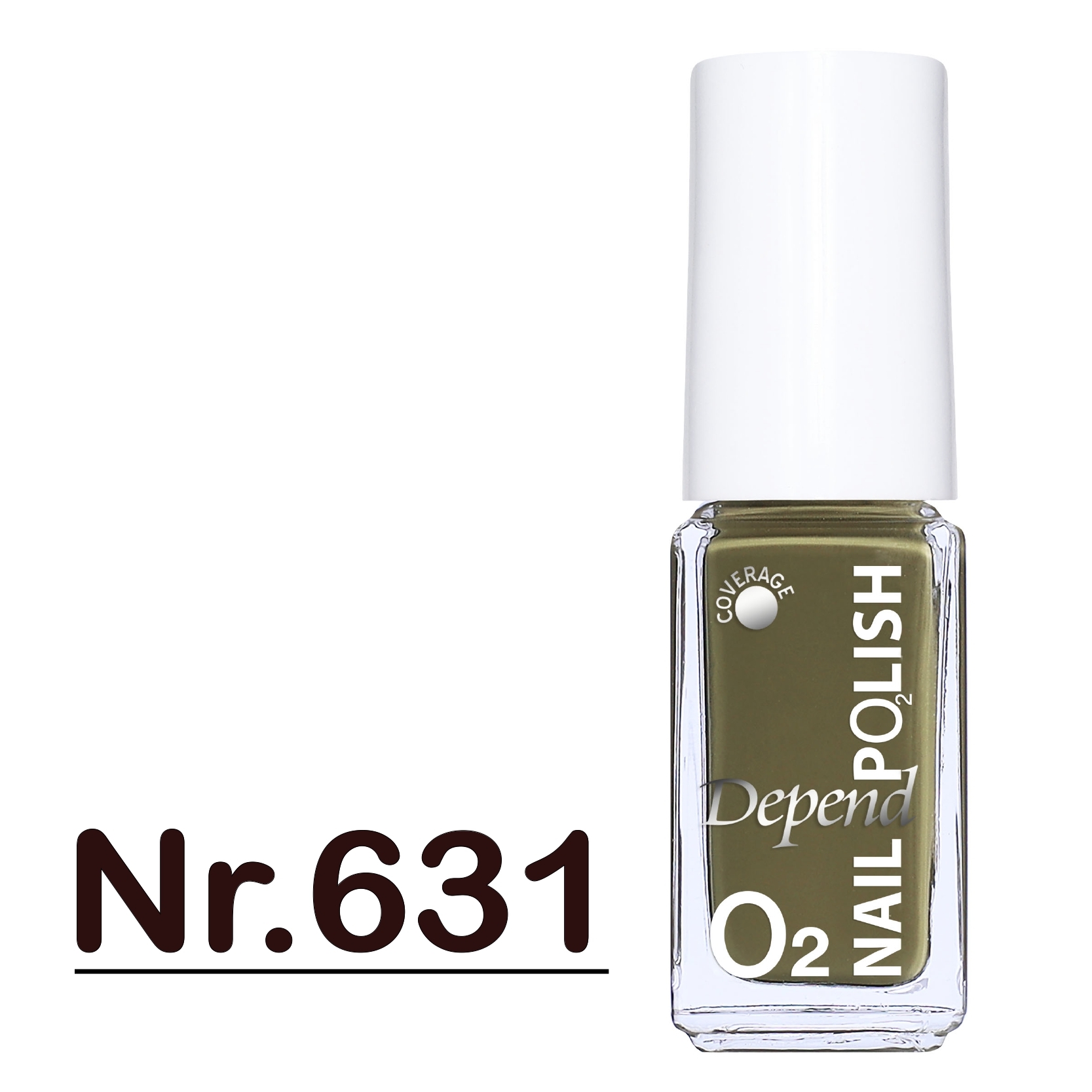 O2 甲油 631 灰調軍綠色 (不透明)