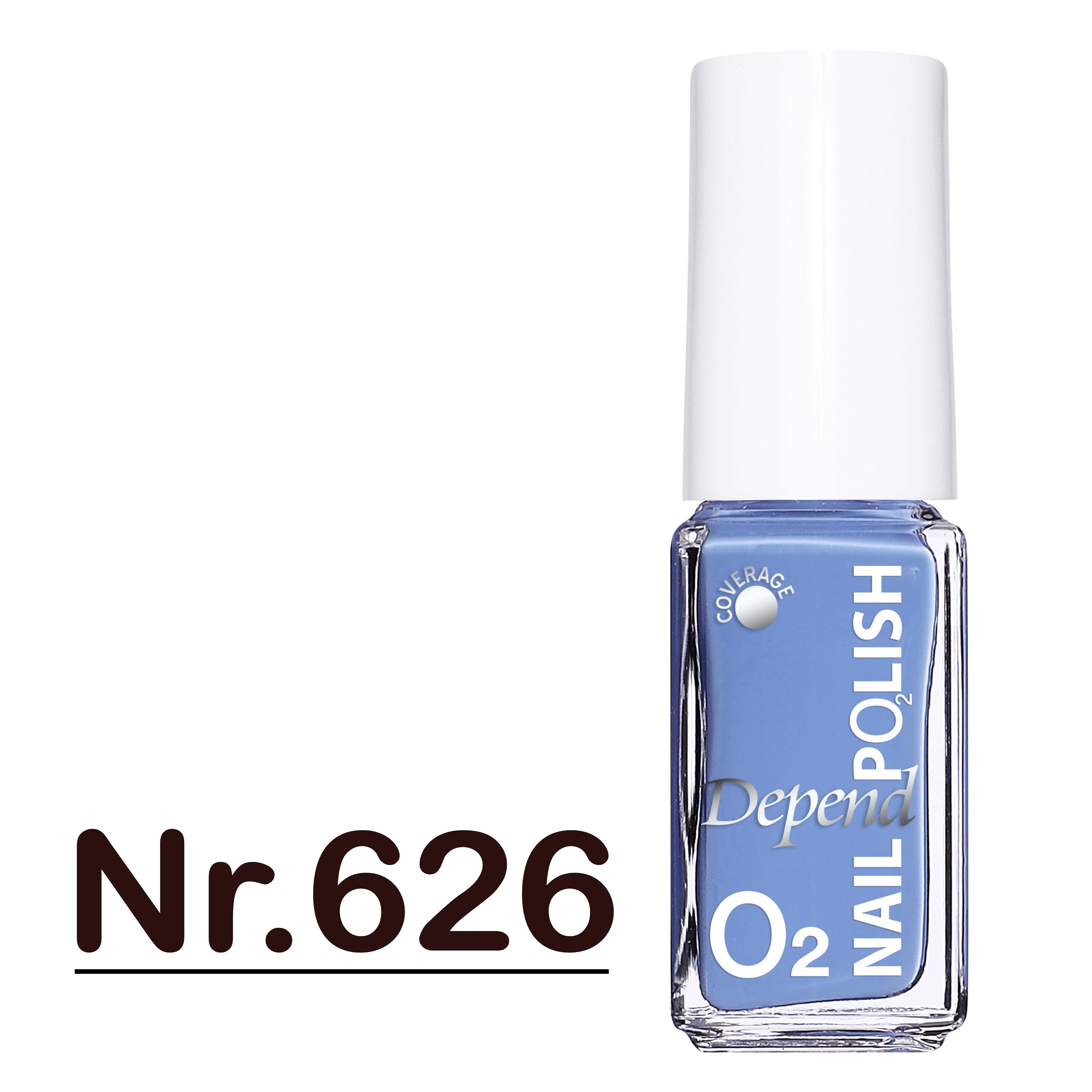 O2 甲油 626 淡彩紫藍色 (不透明)
