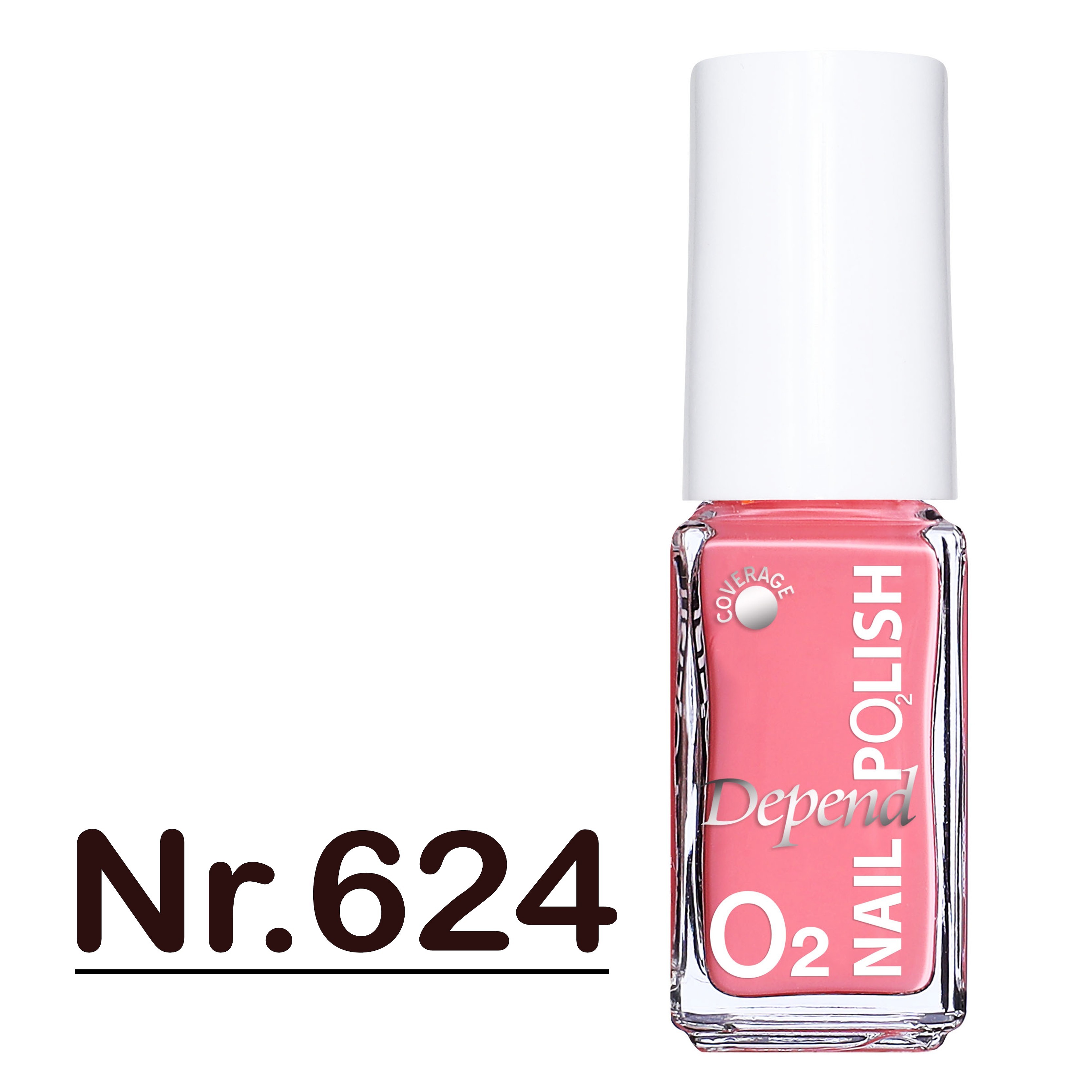 O2 甲油 624 柔和嫩粉色 (不透明)