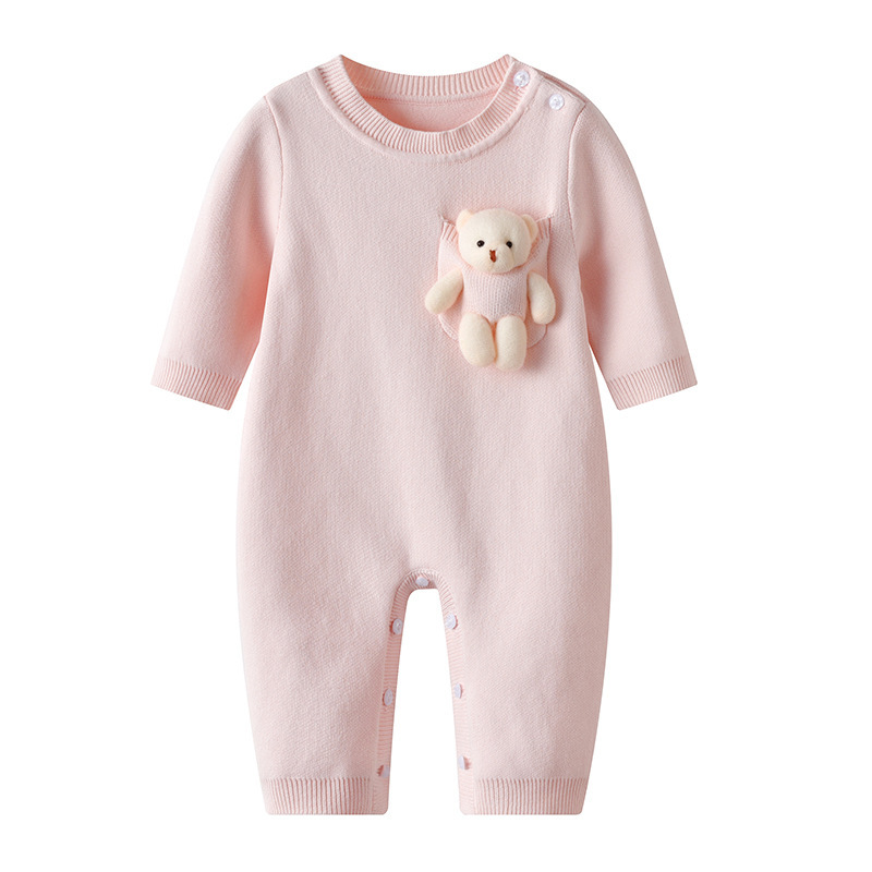 Bear In Pocket Romper