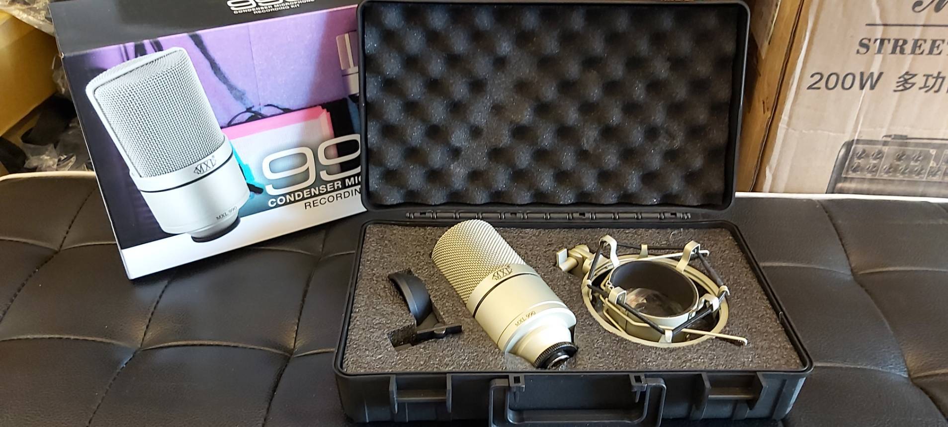MXL MXL 990 大震膜 電容式 麥克風 (含避震架 轉接頭 搭贈麥克風線) 第 3 張圖片｜三峽麥克風