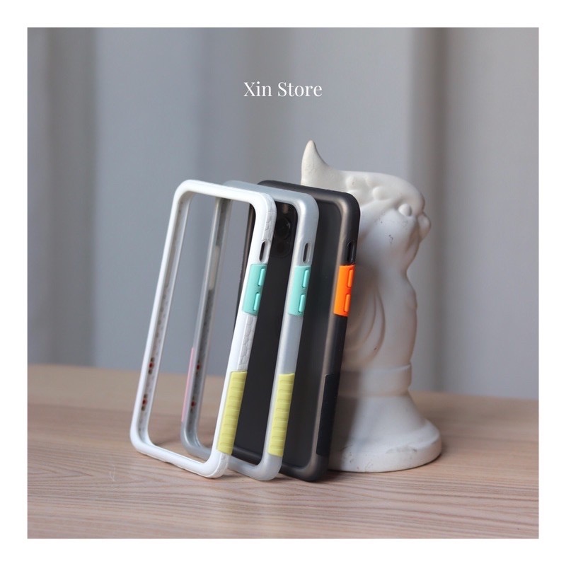 【現貨】Telephant 太樂芬 NMD 12 抗污 防摔 邊框保護殼 手機殼 馬卡龍 棉花糖 黑戀橘