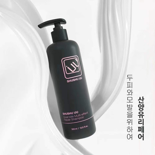 韓國 SHUSHU UU 粉墨防脫山羊奶洗髮水 (500ml) (EXP:2028.03)