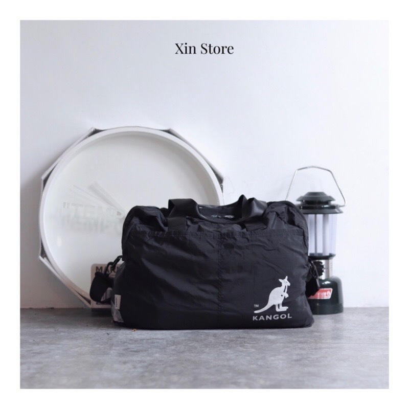 【現貨】Kangol Duffel Bag 英國 袋鼠 手提 側背 摺疊 收納 旅行袋