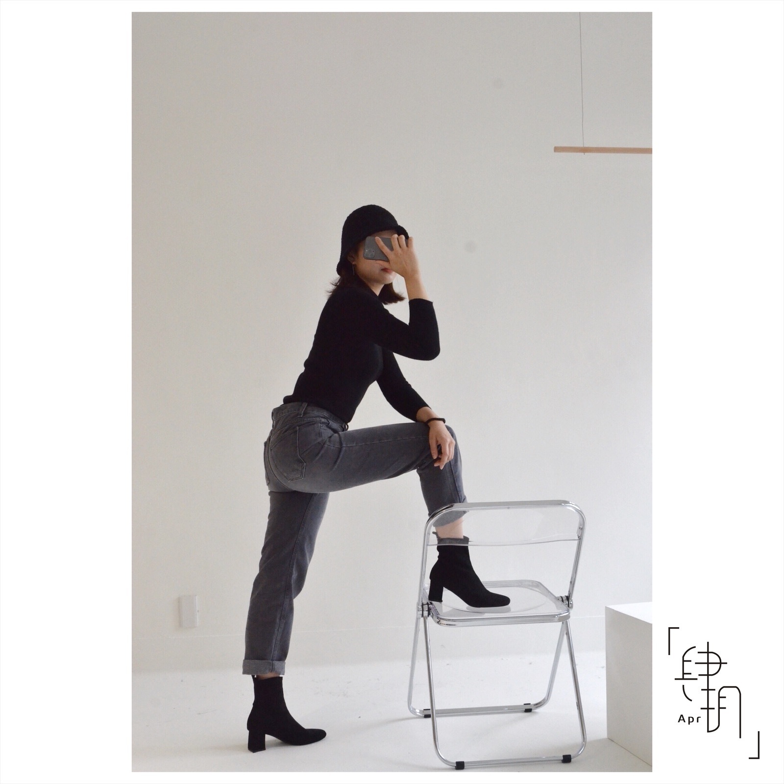 🇰🇷靴子的好朋友反摺牛仔褲