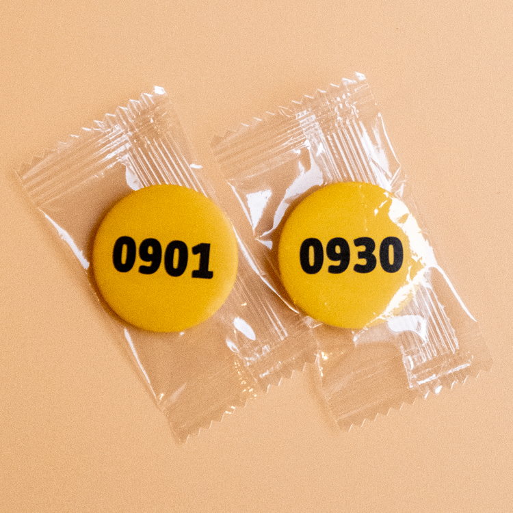 atthattime｜9月｜黃色｜日子胸章