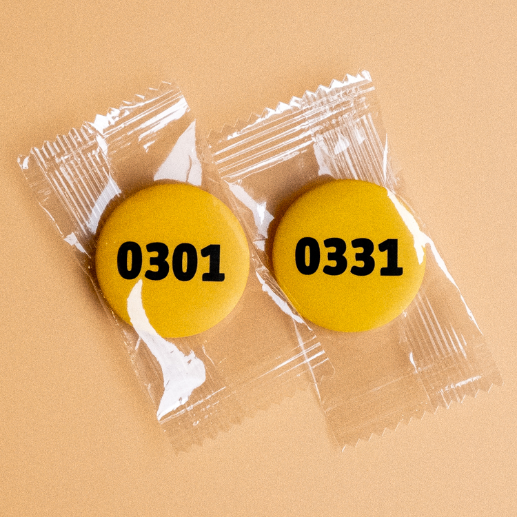 atthattime｜3月｜黃色｜日子胸章