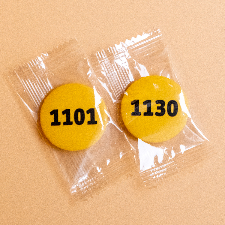 atthattime｜11月｜黃色｜日子胸章