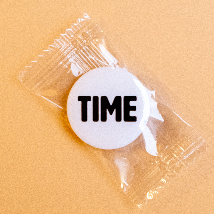 atthattime｜Time｜文字胸章