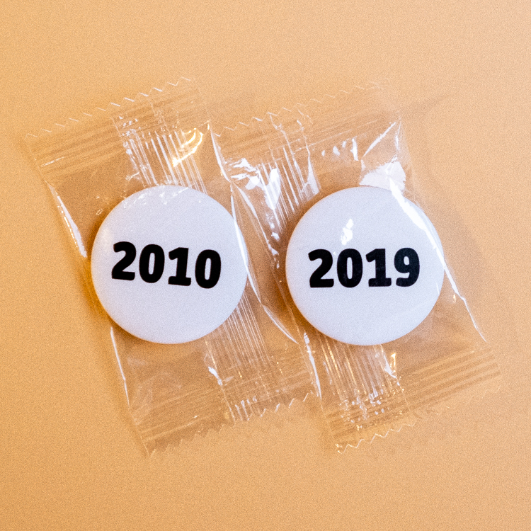 atthattime｜2010 - 2019｜年份胸章