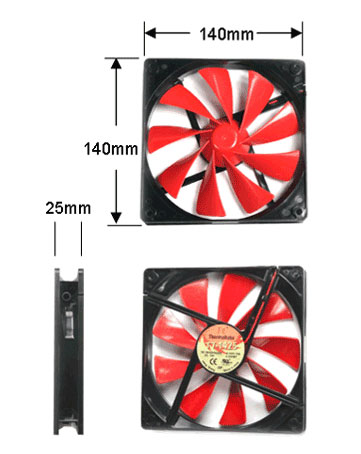 米特3C數位–TT 曜越 14cm TurboFan/A2491