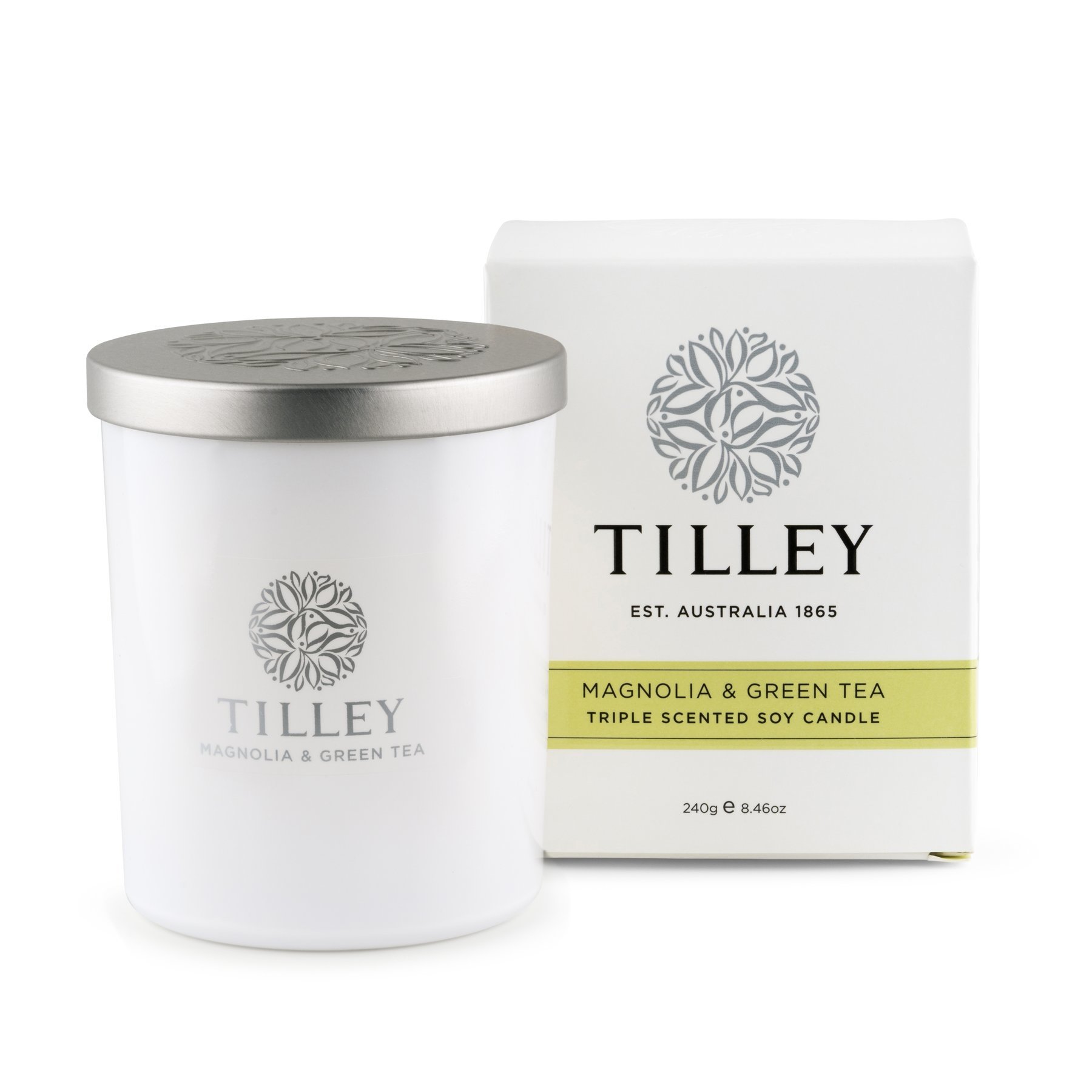 【TILLEY】木蘭花綠茶香氛蠟燭 240g