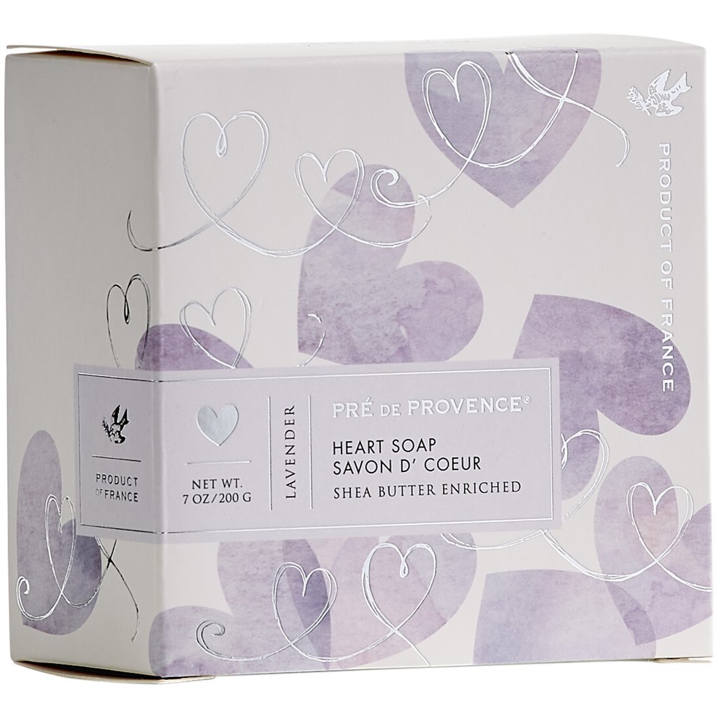 【Pré de Provence】法國普羅旺斯心形手工皂 (薰衣草) 禮盒200g