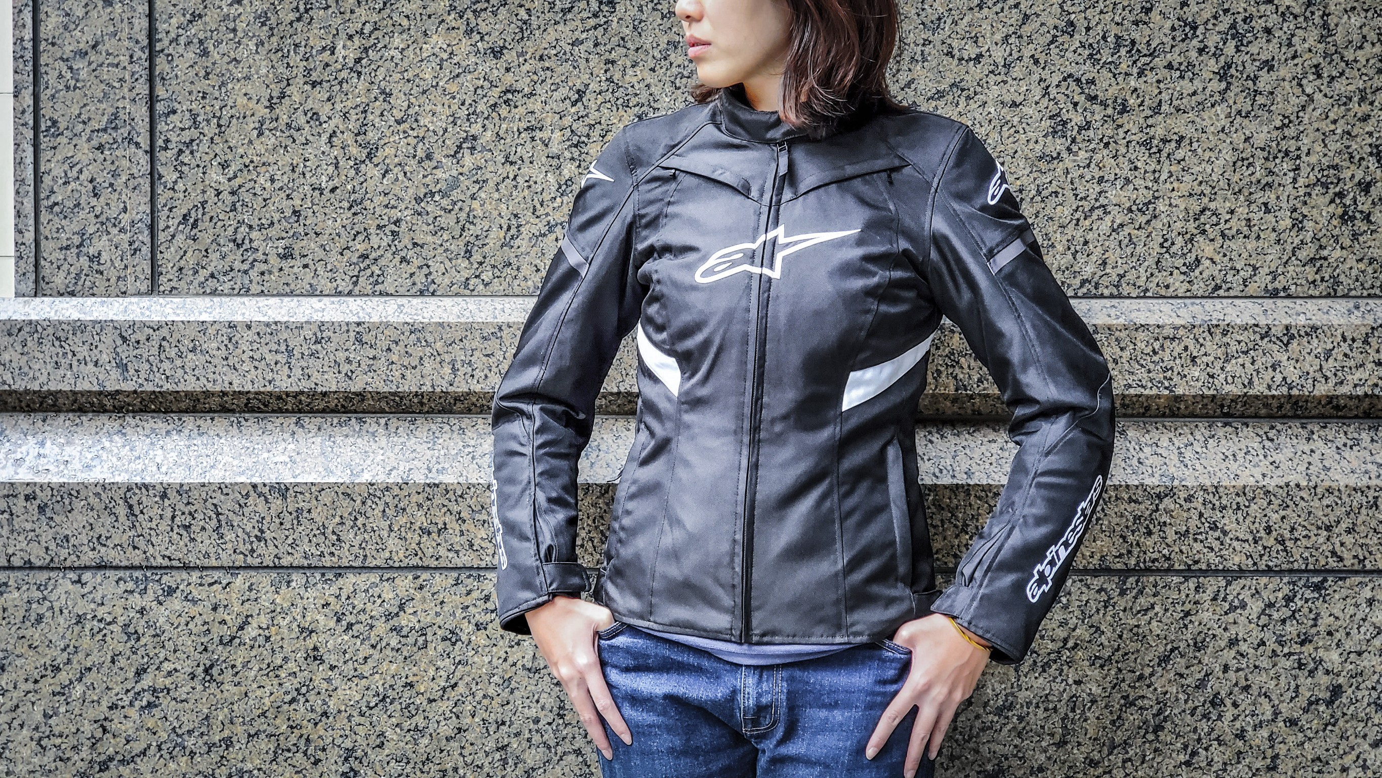 ALPINESTARS STELLA T-KIRA BLACK/WHITE 女版 黑白 防水 四季防摔衣
