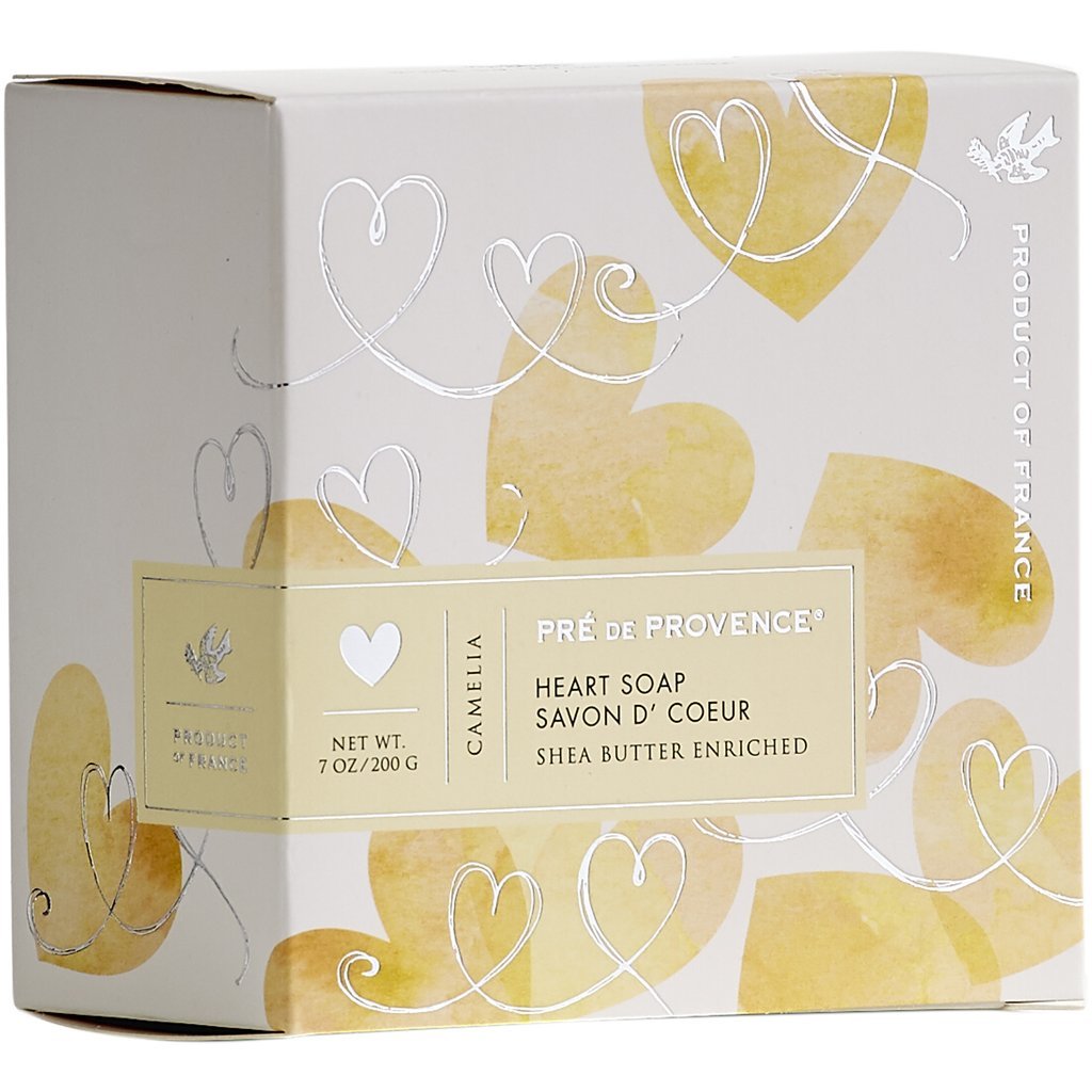 【Pré de Provence】法國普羅旺斯心形手工皂 (山茶花) 禮盒 200g