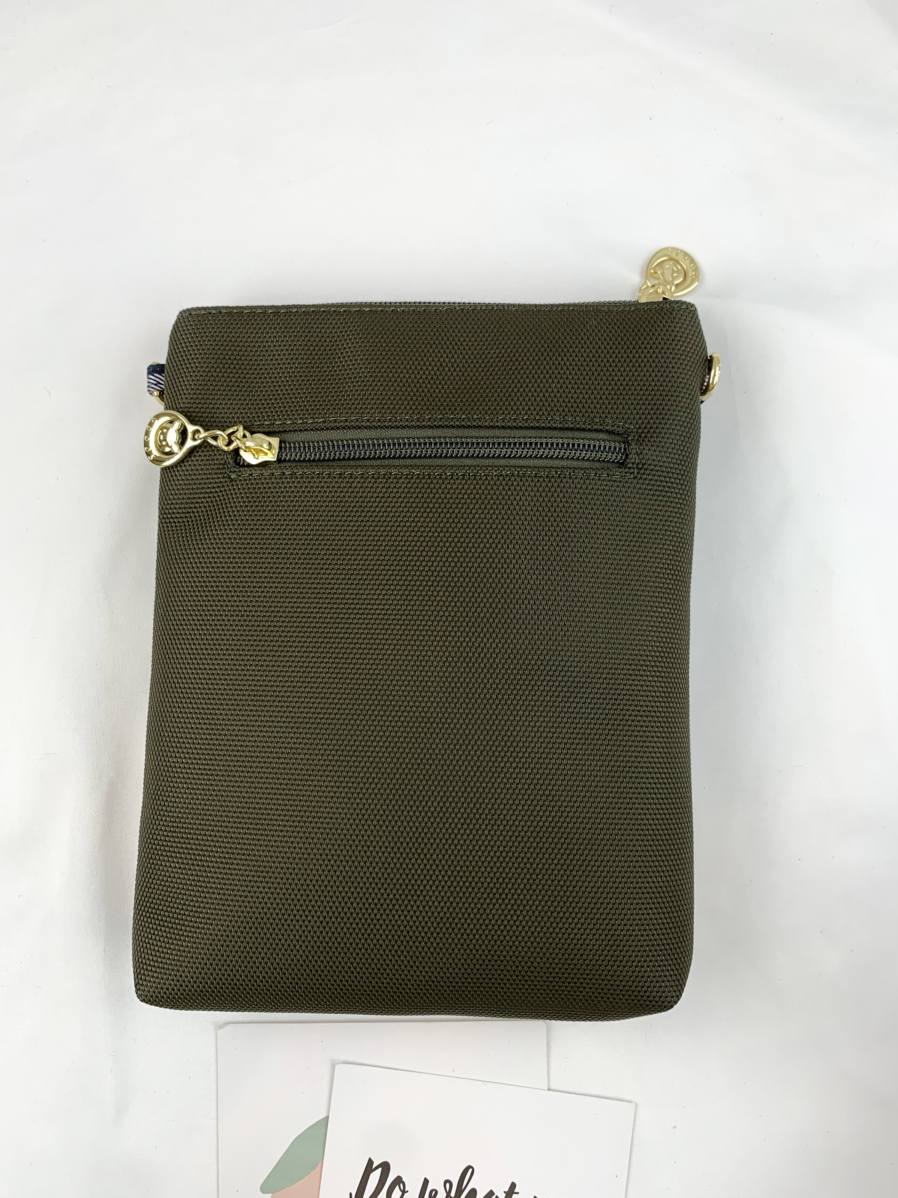 GOODS 大格綠拼色 單層手機側背包 #2231