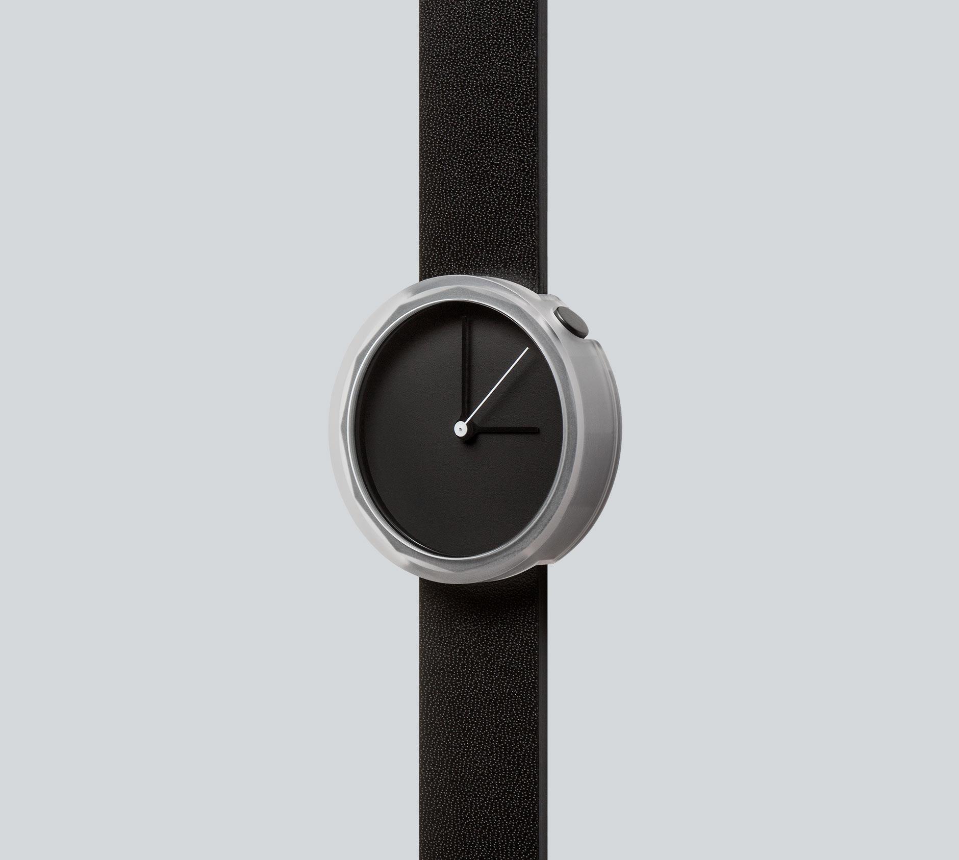 AÃRK｜PRISM 簡約設計皮革腕錶（黑、白、玳瑁、金、銀）