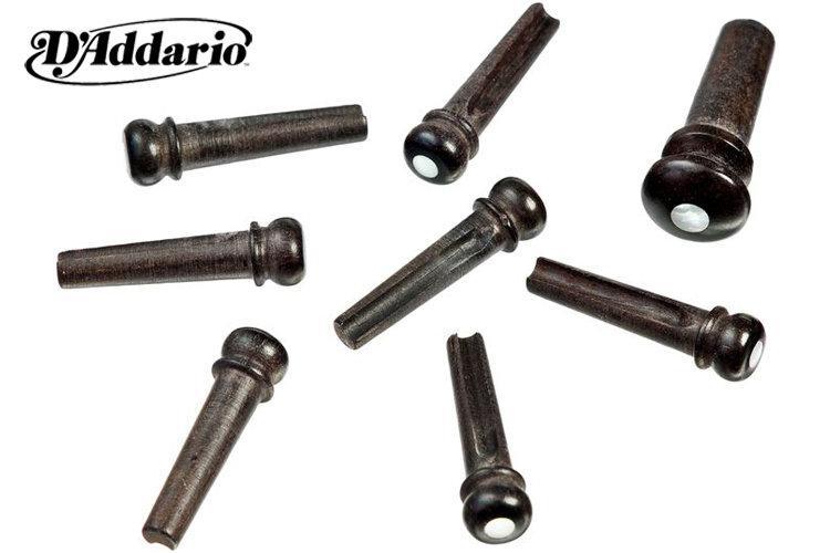 美國 Planet Waves 弦釘 黑檀木+珍珠點 附釦 6顆/1組 (PWPS3)