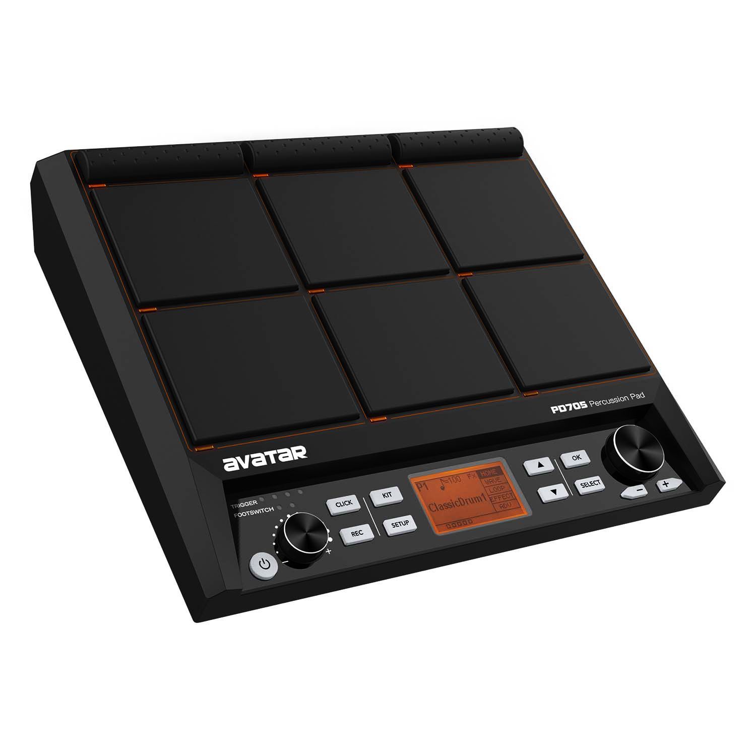 Avatar PD705 Electronic Percussion Pad 9格MIDI DRUM PAD