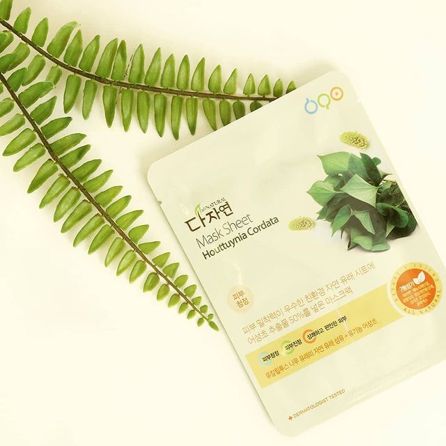 [ all NATURAL ] Houttuynia Cordata Mask Sheet