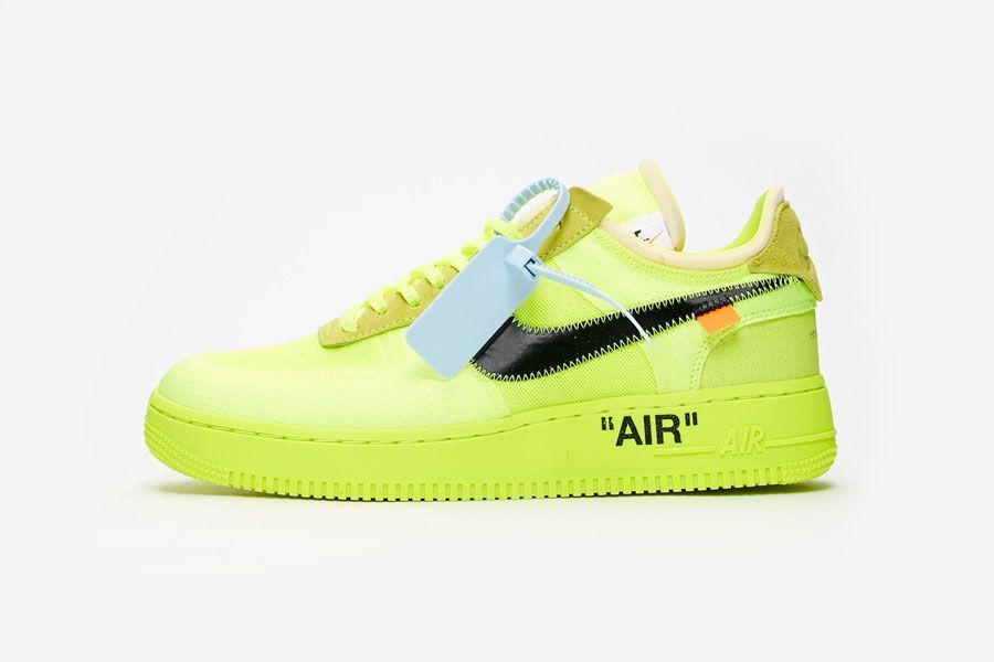 Off-White x Nike Air Force 1 '' Volt '' 螢光AO4606-700 [