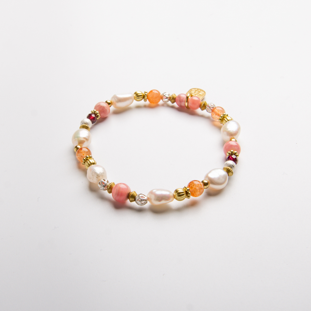 Crystal bracelet｜C1258-Enamel Music Box on the Windowsill