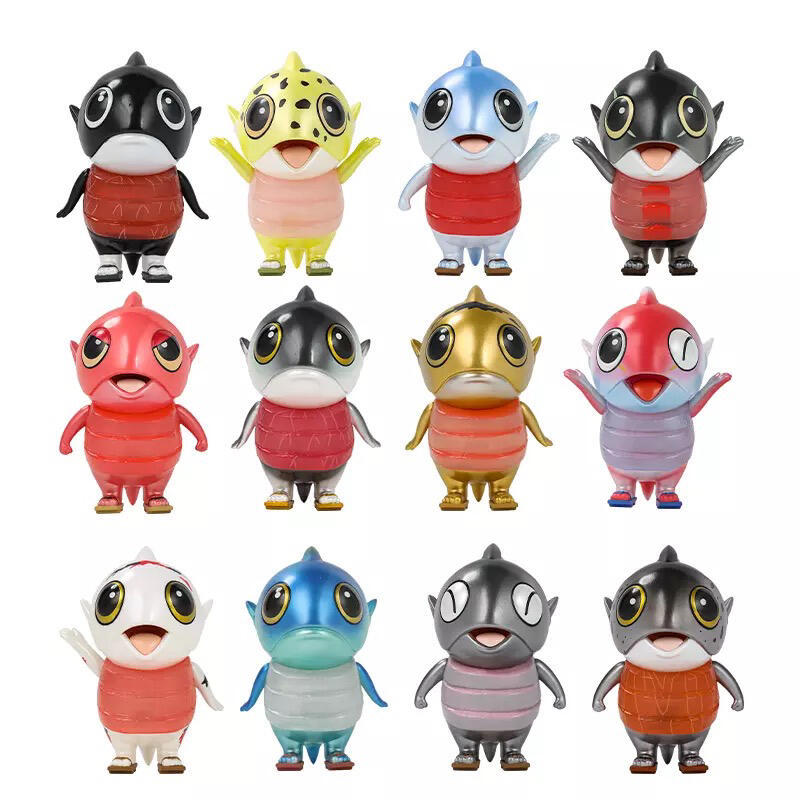 POP MART 泡泡瑪特 盒玩 世界之魚系列 小肥魚(隨機出貨一小盒)