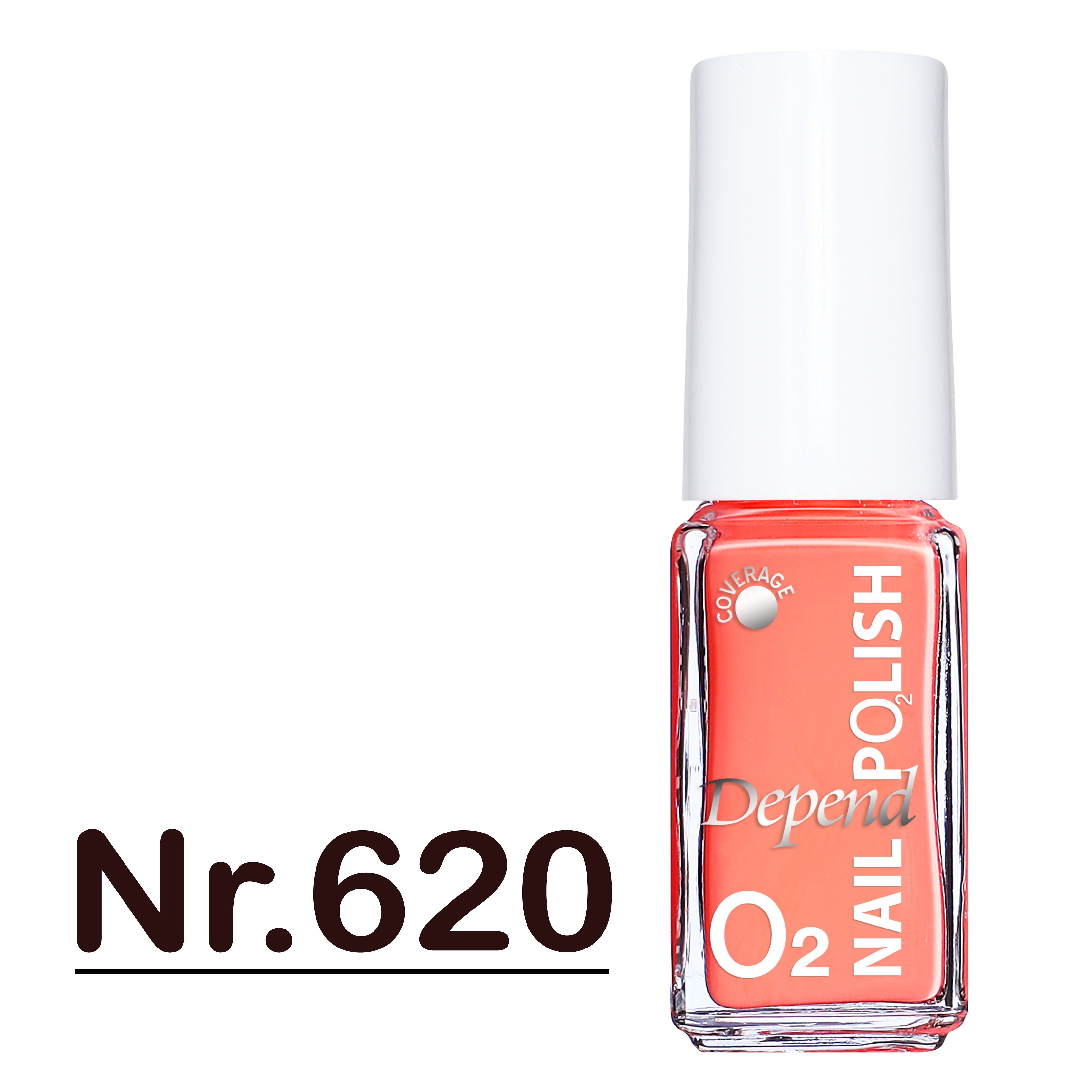 O2 甲油 620 柔和粉橙色 (不透明)