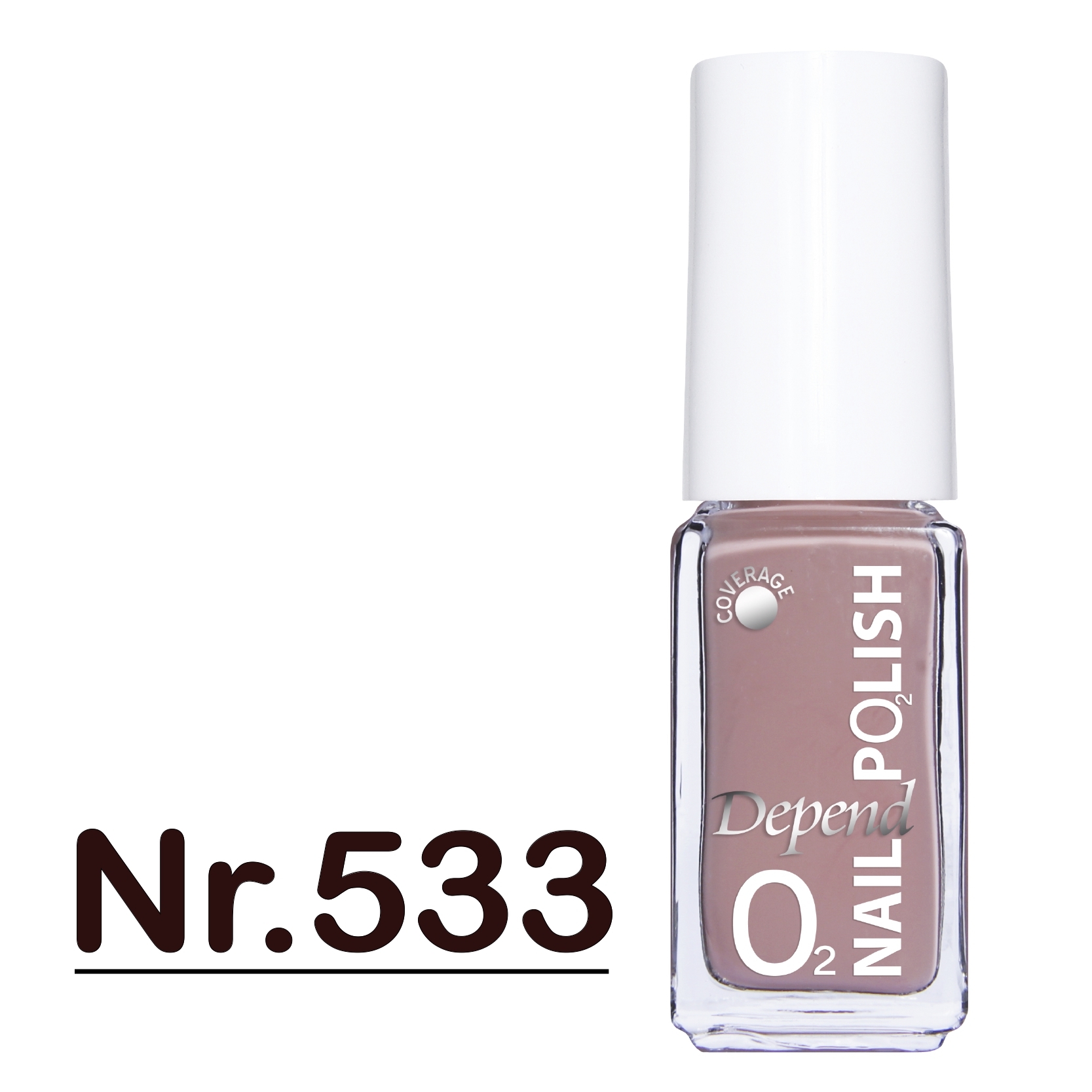 O2 甲油 533 奶茶裸色 (不透明)