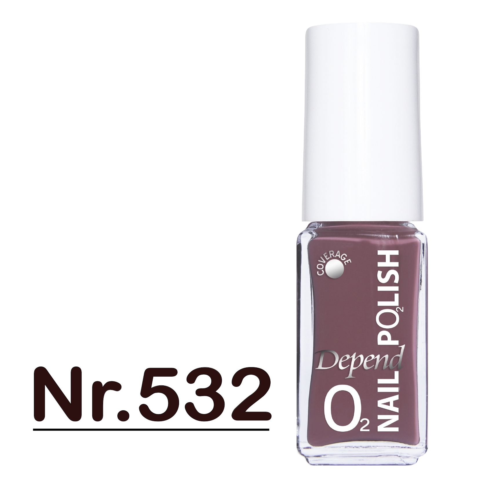 O2 甲油 532 豆沙紅色 (不透明)