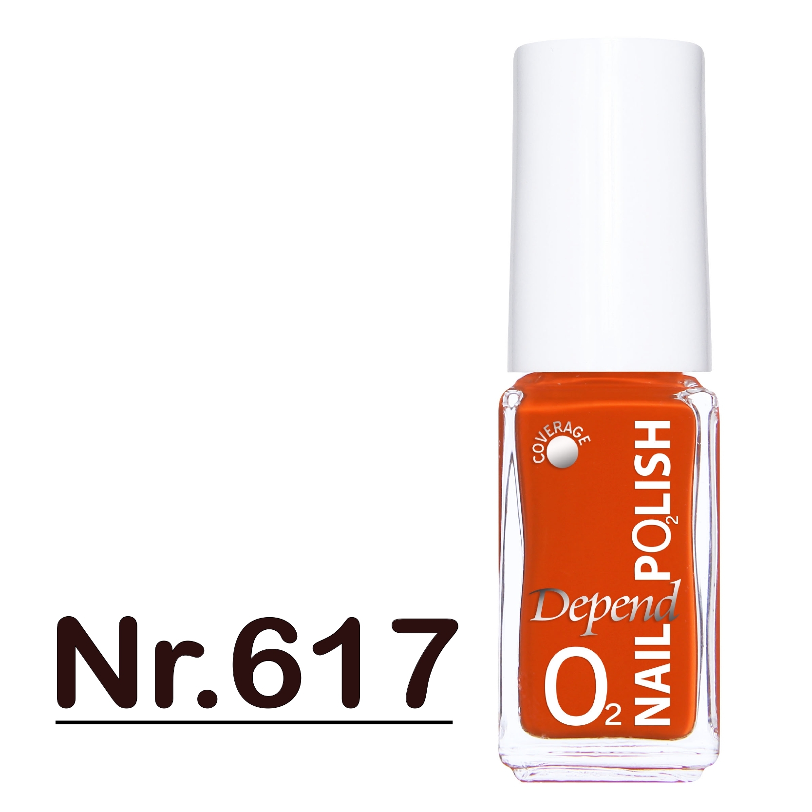 O2 甲油 617 果汁橘子色 (不透明)