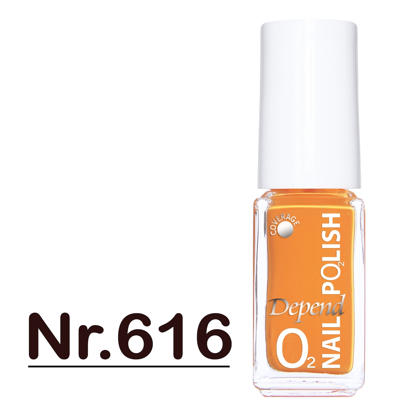 O2 甲油 616 盛夏橙黃色 (不透明)