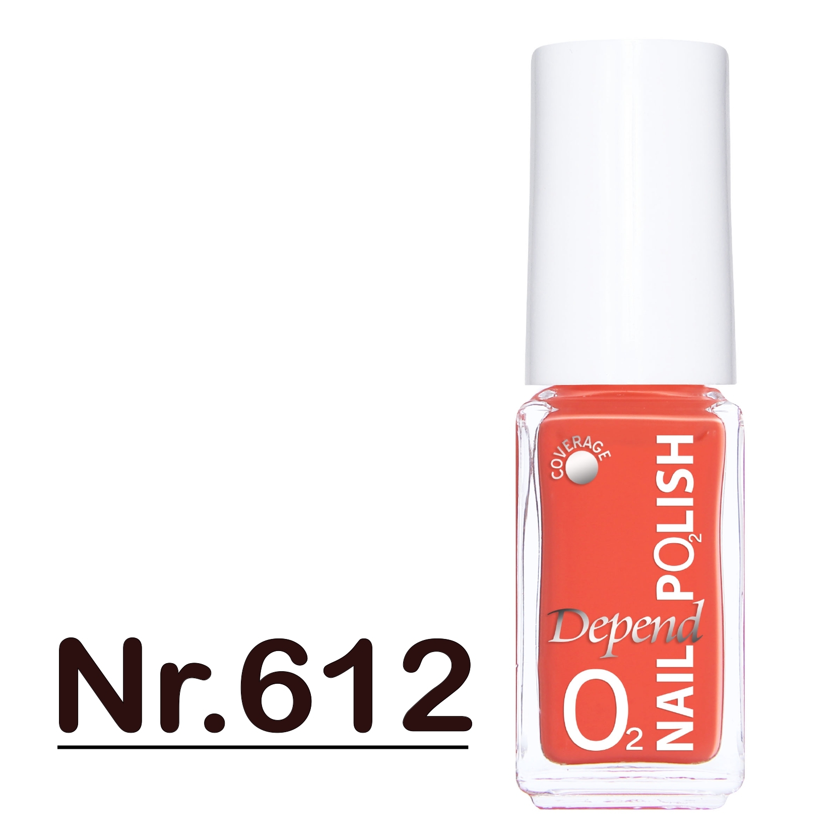 O2 甲油 612 嫩橙色 (不透明).