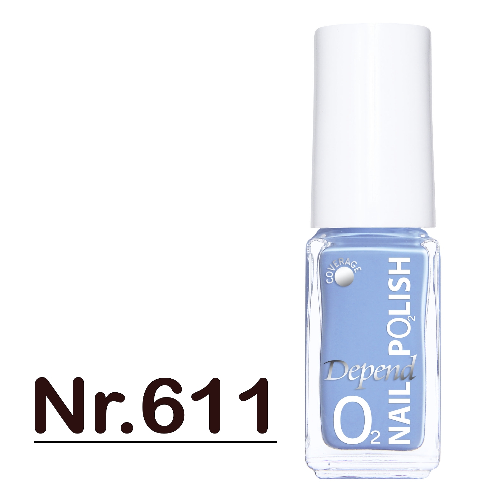 O2 甲油 611 夏日淺藍色 (不透明)