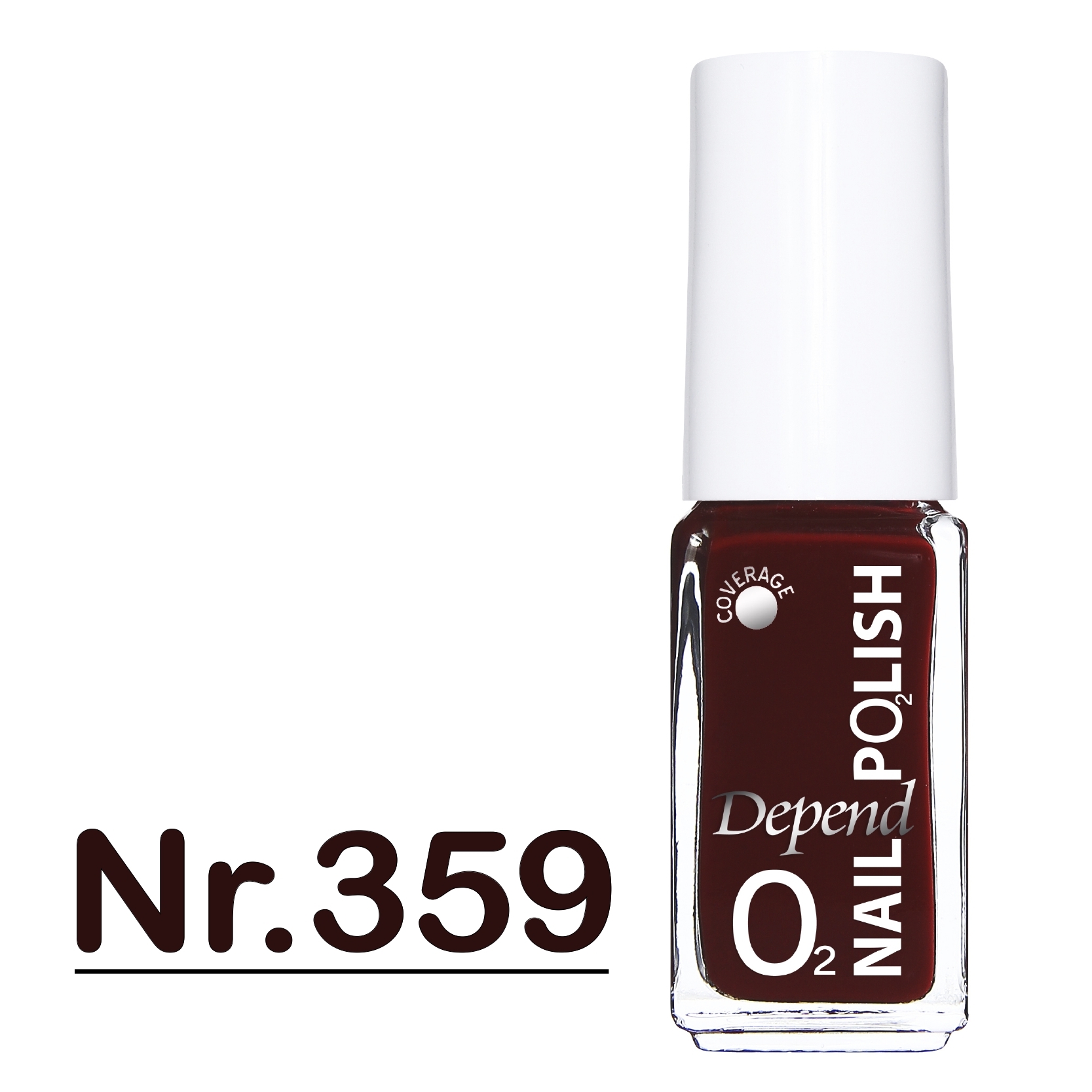 O2 甲油 359 勃艮地酒紅色 (不透明)