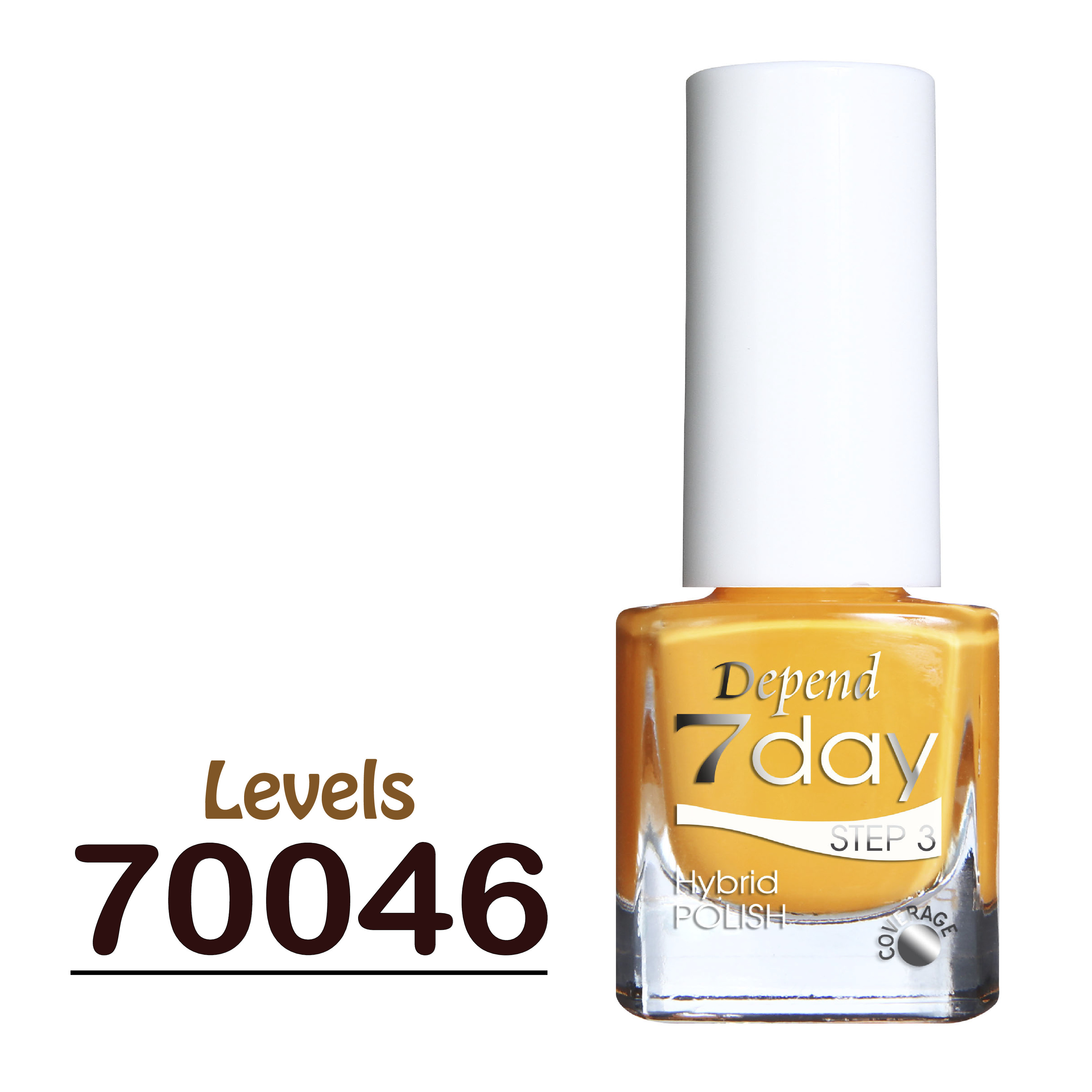 7day 仿GEL甲快乾甲油 70046 彩虹檸檬鮮黃色 (不透明)