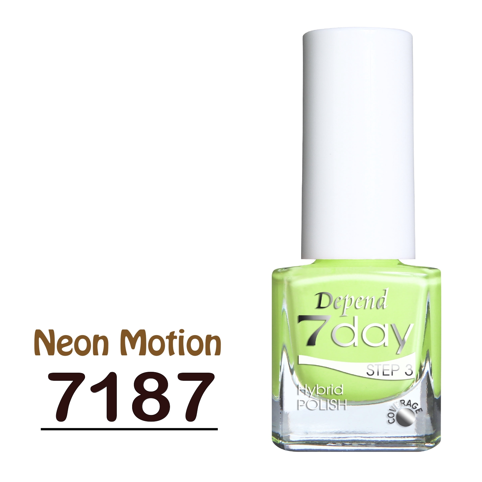 7day 仿GEL甲快乾甲油 7187 清新鮮綠色 (不透明)