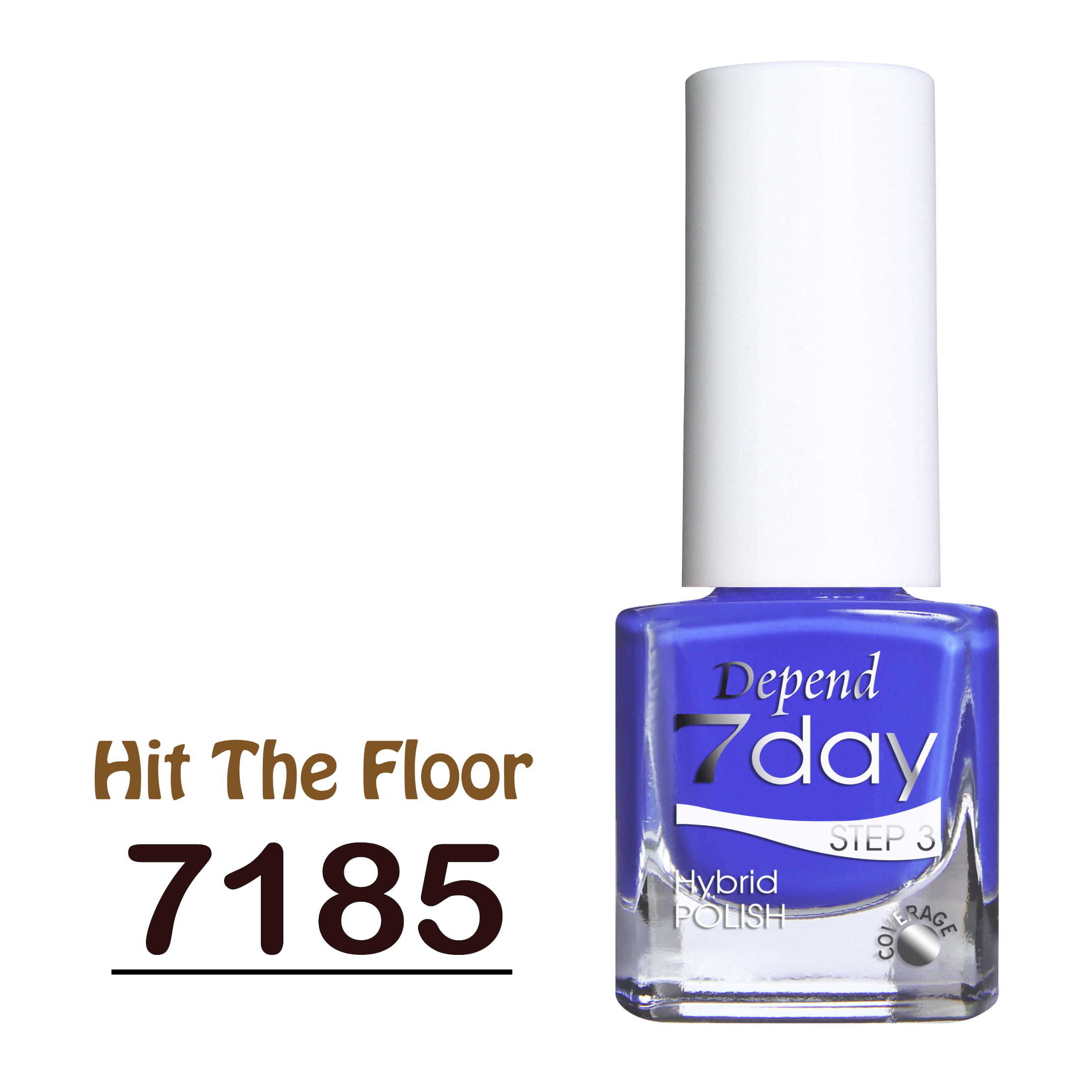 7day 仿GEL甲快乾甲油 7185 炫彩寶藍色 (不透明)