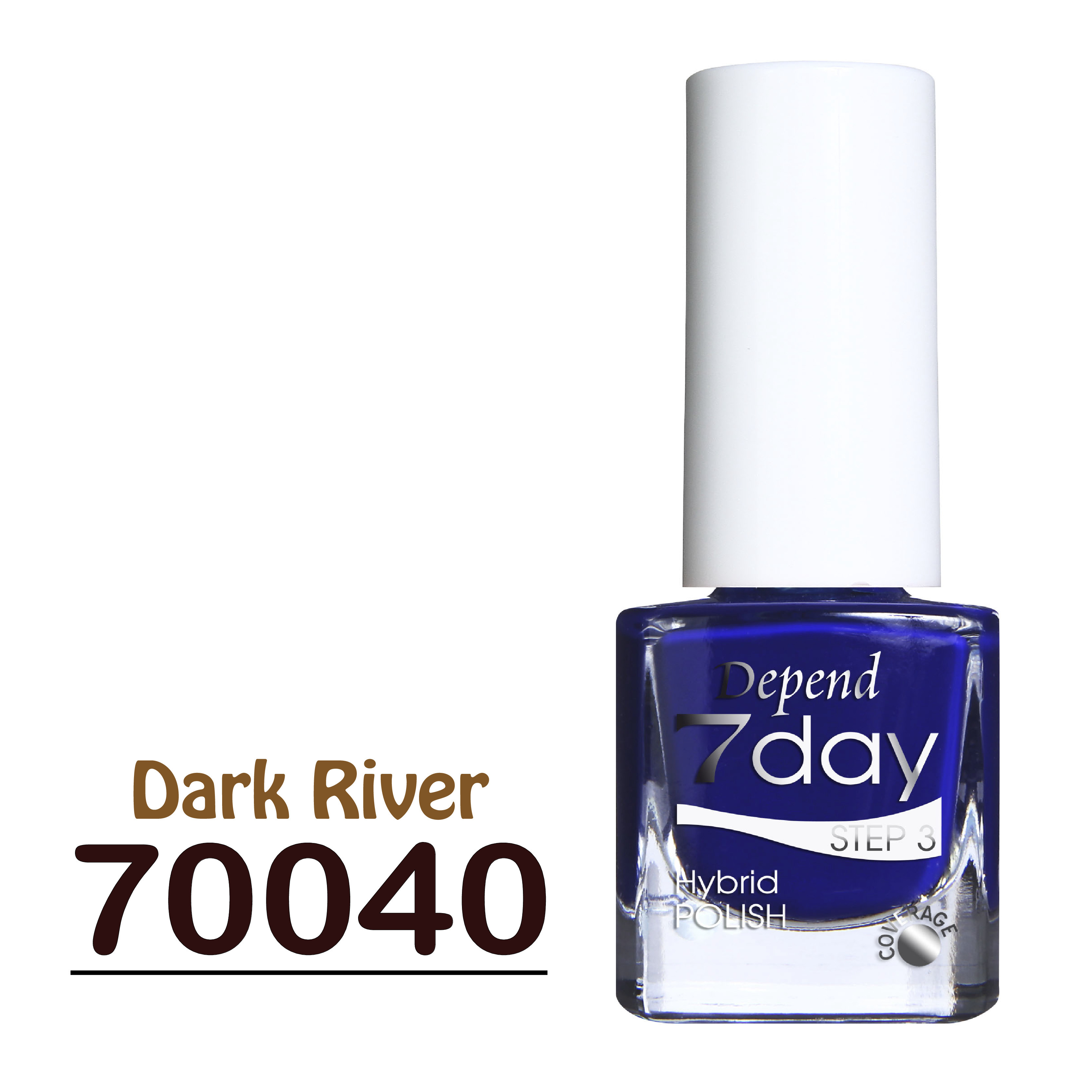 7day 仿GEL甲快乾甲油 70040 高貴偏紫深藍色 (不透明)