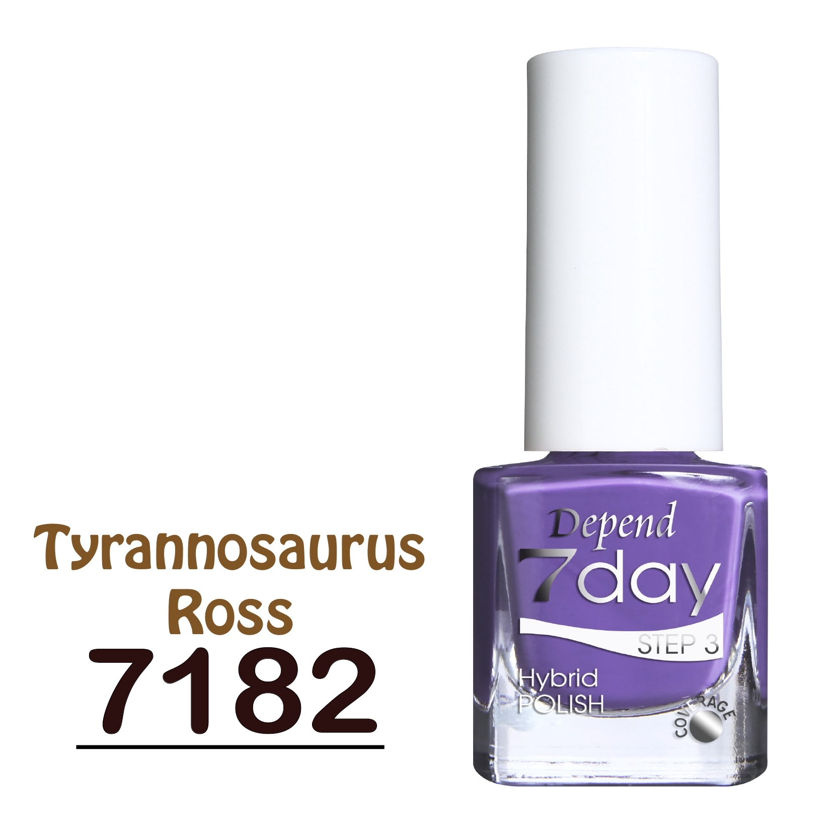 7day 仿GEL甲快乾甲油 7182 糖果深紫 (不透明)