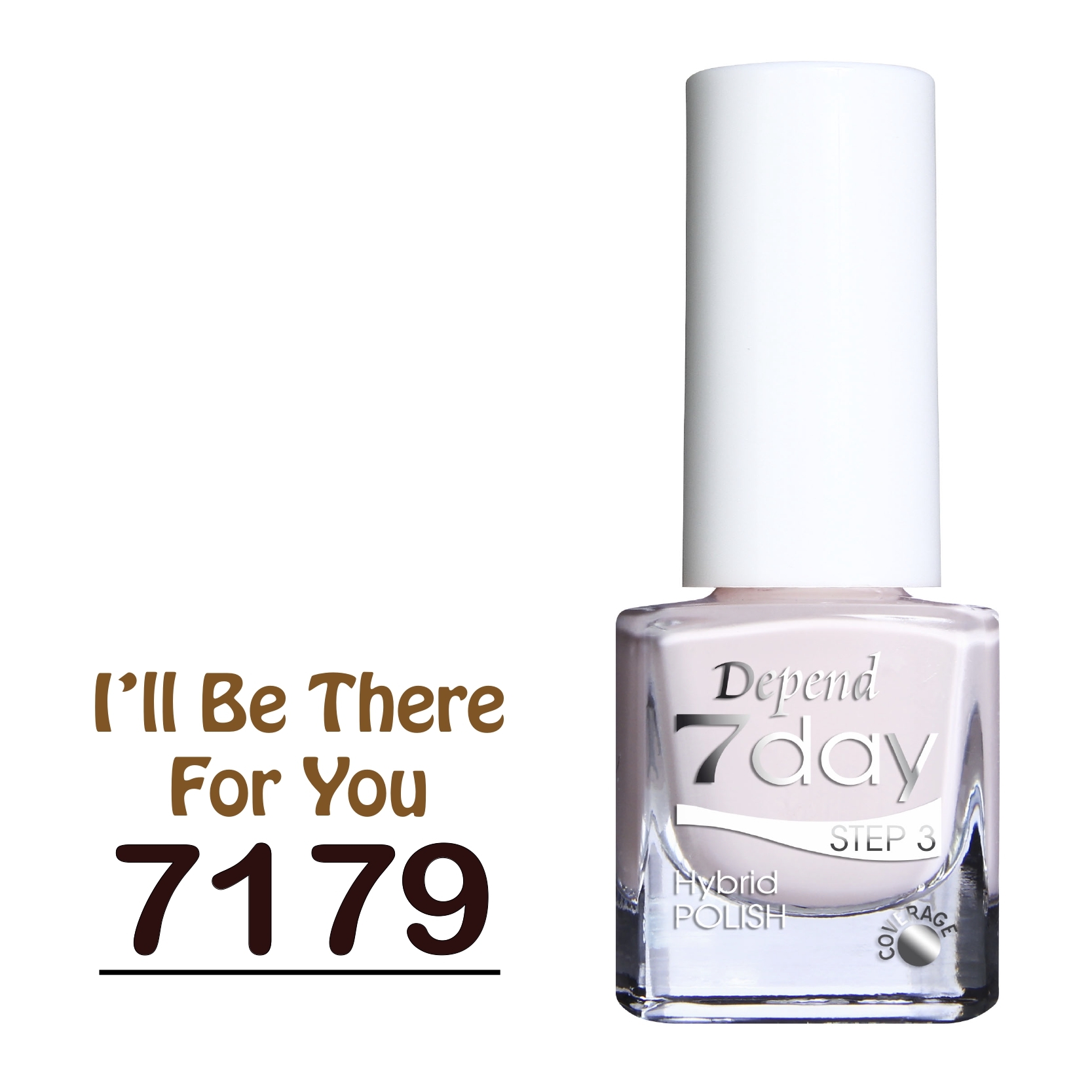 7day 仿GEL甲快乾甲油 7179 淺粉白色 (不透明)