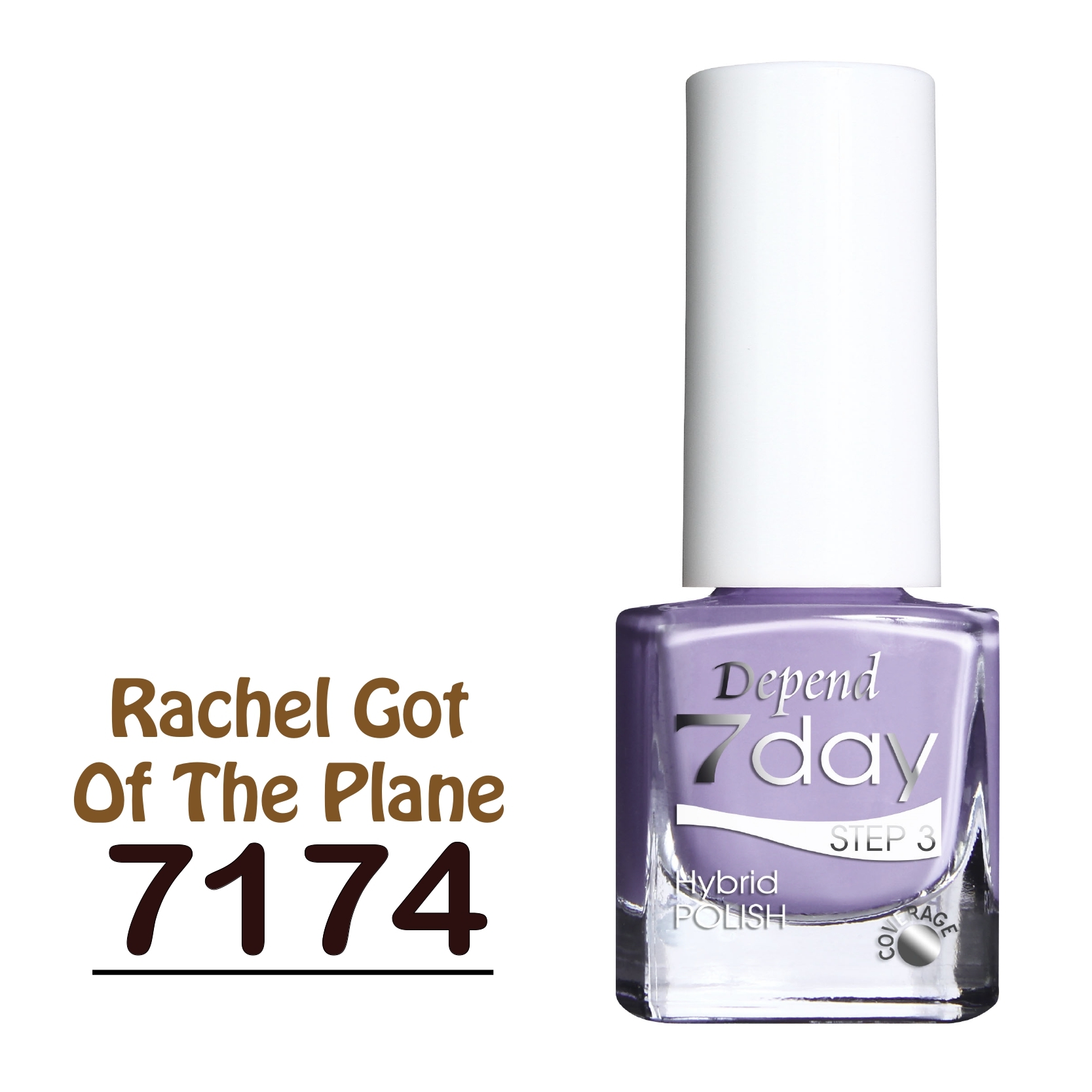 7day 仿GEL甲快乾甲油 7174 糖果紫色 (不透明)