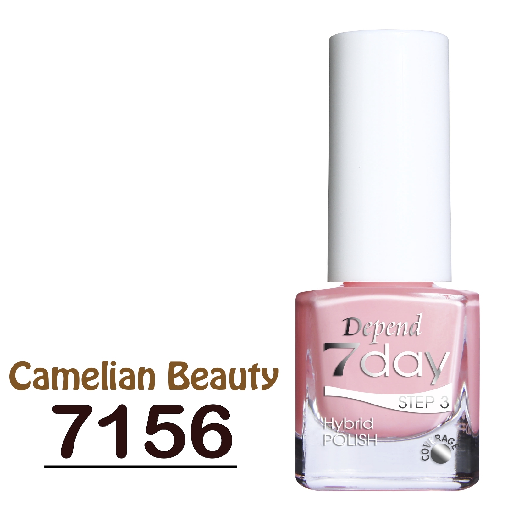 7day 仿GEL甲快乾甲油 7156 糖果嫩粉色 (不透明)