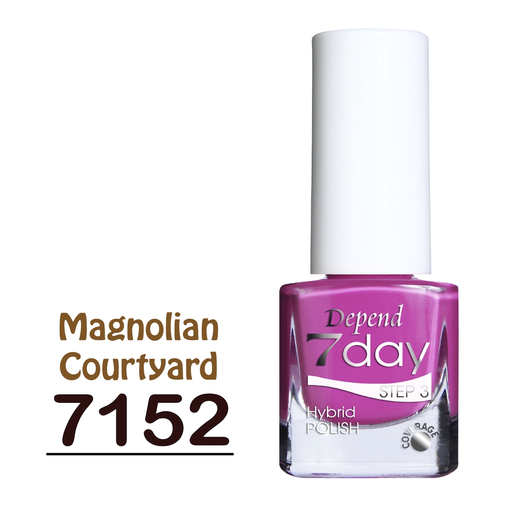 7day 仿GEL甲快乾甲油 7152 霓虹紫粉色 (不透明)