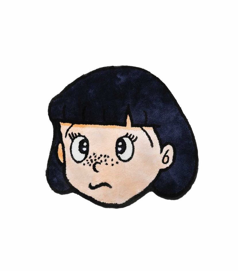 少量現貨 FRECKLES GIRL 日本 新銳藝術家 YUYA HASHIZZUME 雀斑女孩 地墊