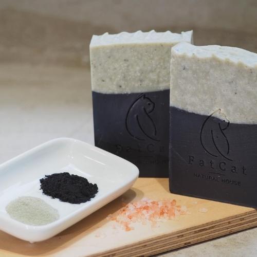 竹炭綠泥手工皂 100G