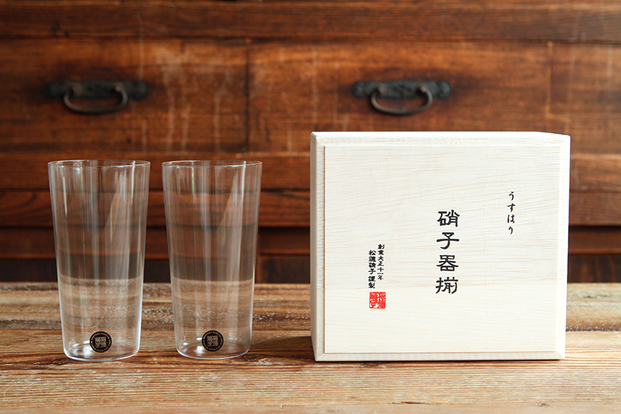 松德-薄張 直筒杯 L二入(含木盒)